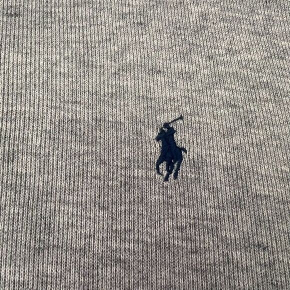 Polo Ralph Lauren Sweater Mens XXL Gray Cowl Neck Long Sleeve Pullover 1/4 Zip - Picture 5 of 11